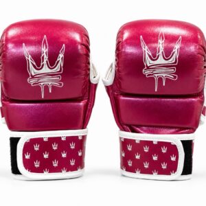 MMA Training Gloves 7oz Pink Metalic