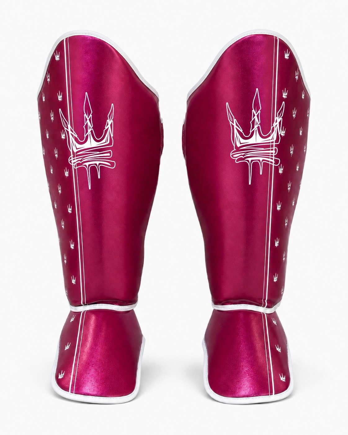 Endangered Fightwear Shinpads V2 Pink Metalic